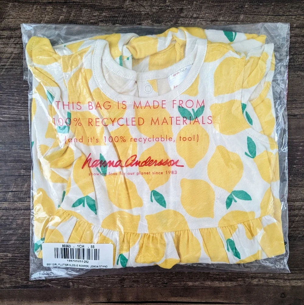 NWT Hanna Andersson Romper